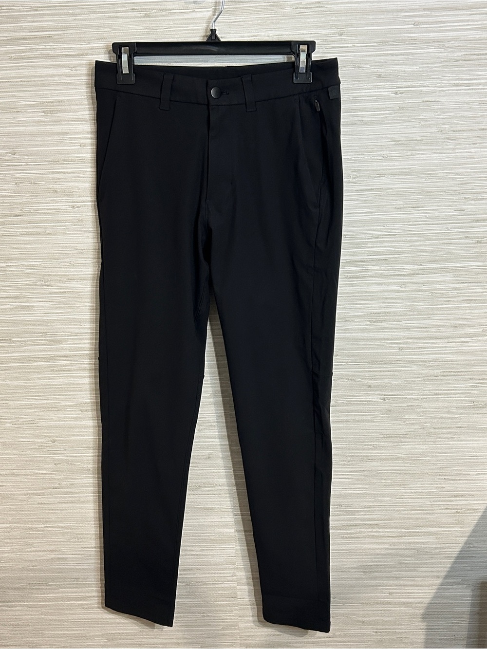 Lululemon Commission Slim Fit Pant 28 Warpstreme Black Trousers Men’s
